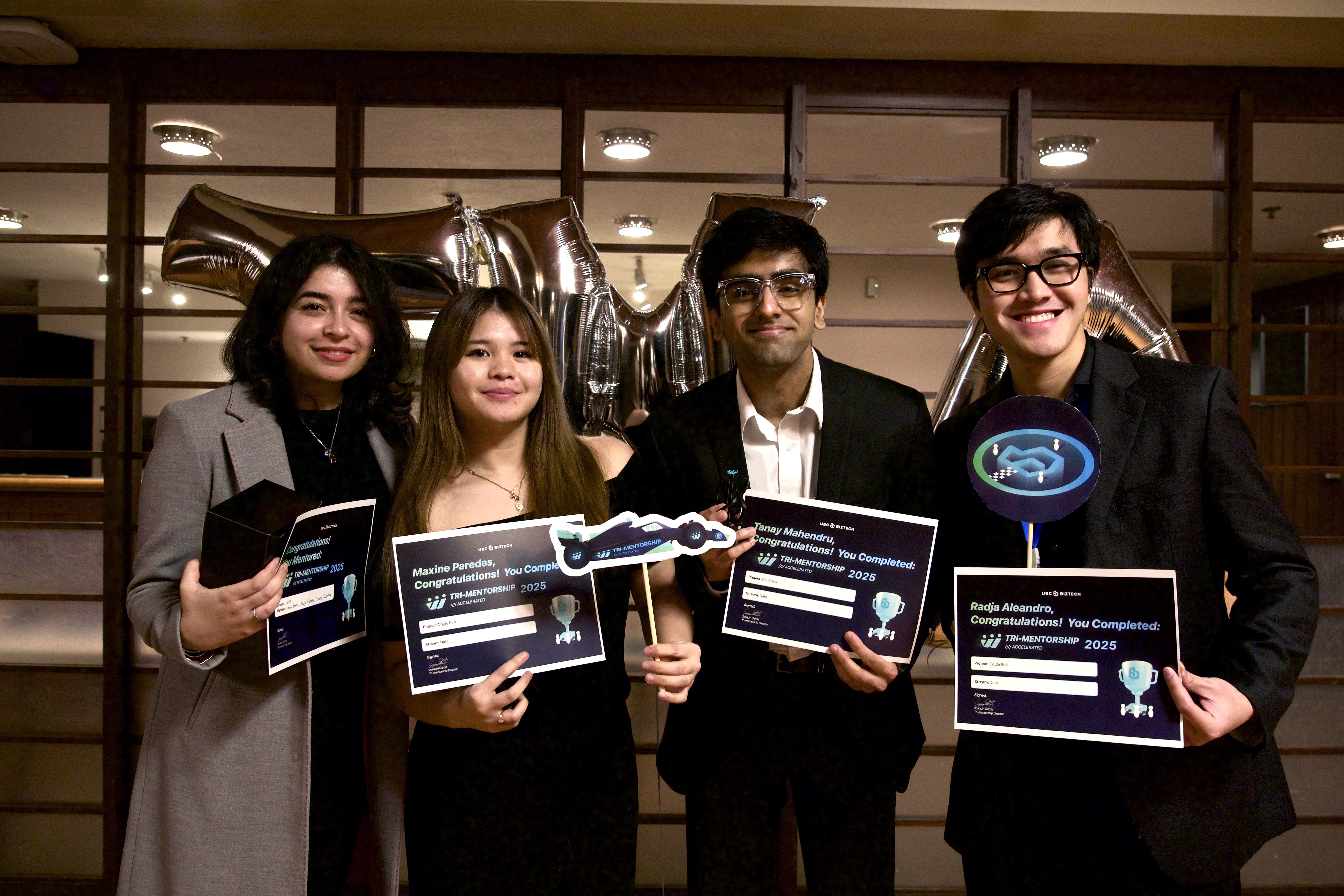 Riddhi mentoring at UBC BizTech